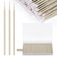 400Pcs Micro Applicator Brushjassins Microswabs For Eyelash Extensionsdisposable Precision Mascara Swabssuitable For Cleaning