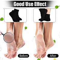 Janmercy 3 Pairs Aloe Socks Moisturizing Spa Socks Infused Socks Gel Sleeping Fuzzy Socks Dry Feet Socks Non Slip Lotion Socks F