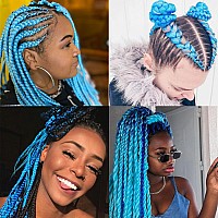 Fayeta Ombre Pre Stretched Braiding Hair 283 Packs Silky Color Blend Braid Hair Extensions 100 Kanekalon Synthetic Crochet