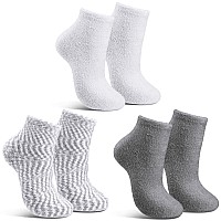 Tarpop 3 Pairs Aloe Socks Moisturizing Spa Socks For Dry Cracked Feet Infused Socks Gel Sleeping Fuzzy Socks Lotion Socks Gift F