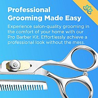 Equinox Professional Hair Scissors Set Premium Essential Kit Includes Hair Cutting Scissors Thinning Shears Straight Razor