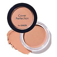 Thesaem Cover Perfection Pot Concealer Peach Beige High Adherence Coverage Balm Conceals Dark Circles Corrects Dark Under