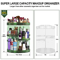 Hemtroy 360 Degree Rotating Makeup Organizer For Vanity Large Capacity Beauty Organizer Adjustable Diy 7 Layers Perfume Organi