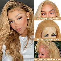 Honey Blonde Lace Front Wig Human Hair Honey Blonde Wig Human Hair 13X4 Honey Blonde Lace Front Wig Human Hair180 Density