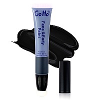 Go Ho Black Face Paint Stick085Ozwater Based Cream Black Body Paint Washableface Paint Kit Covers Oilfreehalloween Cospla