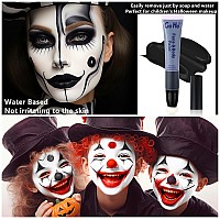 Go Ho Black Face Paint Stick085Ozwater Based Cream Black Body Paint Washableface Paint Kit Covers Oilfreehalloween Cospla