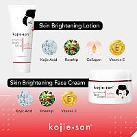 Kojie San Face Body Complete Brightening Set 3 X 100G Bars Soap Body Lotion Face Cream Toner And Face Cleansing Brush