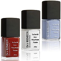 Drs Remedy 3 Pack Nail Polish Kit Land That I Love Trio Non Toxic And Organic All Natural Enriched Nail Strengthener Rescue