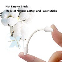 4 Packs Safety Cotton Swabs With Large Tips Baby Cotton Buds 432Pcs