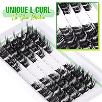 Diy Lash Extensions Clusters Eyelashes L Curl Lash Clusters Cat Eye Individual Lashes Fluffy Wispy Diy Cluster Lashes Extensions