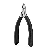 Bezox Cuticle Clipper For Salonworthy Nails Professional Half Jaw 5 Mm Cuticle Trimmers With Silicon Handle For Expert Mani