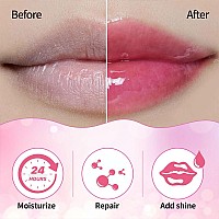 Hydrating Lip Glow Oil Moisturizing Lip Glow Oil Nourishing Glossy Transparent Lip Oil Plumping Lip Oil Lip Balm Nonsticky