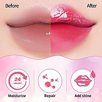 Hydrating Lip Glow Oil Moisturizing Lip Glow Oil Nourishing Glossy Transparent Lip Oil Plumping Lip Oil Lip Balm Nonsticky