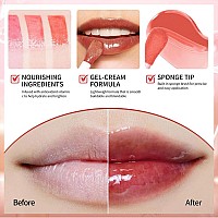 Hydrating Lip Glow Oil Moisturizing Lip Glow Oil Nourishing Glossy Transparent Lip Oil Plumping Lip Oil Lip Balm Nonsticky