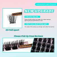 Vavalash Lash Clusters 72 Pcs Diy Eyelash Cluster Extension Light And Soft 72 Clusters Lashes Extensions Easy Full Mega Volume L