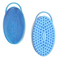 Metene 2 Pack Silicone Body Scrubber Exfoliating Body Scrubber For Use In Showerlathers Well Long Lasting Soft Body Scrubber