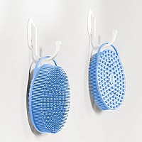 Metene 2 Pack Silicone Body Scrubber Exfoliating Body Scrubber For Use In Showerlathers Well Long Lasting Soft Body Scrubber