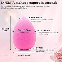 12 Pieces Professional Makeup Sponge Setlatex Free Flawless Soft Setting Face Puffsbeauty Sponge Blender Cosmetic Applicator F