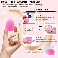 12 Pieces Professional Makeup Sponge Setlatex Free Flawless Soft Setting Face Puffsbeauty Sponge Blender Cosmetic Applicator F