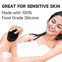 Metene Silicone Body Scrubber Exfoliating Body Scrubber For Use In Showerlathers Well Long Lasting Soft Body Scrubber For Sh