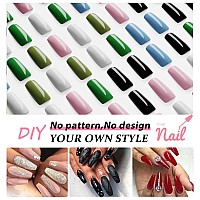 Green Press On Nails Medium Long Square Xcreando Medium Coffin Nails Acrylic Nails Press Ons Glue On Nails Medium Length Solid