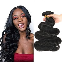 Selina Hair 26 28 30 Brazilian Body Wave Bundles Human Hair Bundles 3 Bundles 300G Remy Hair Unprocessed Human Hair Weave Hair B