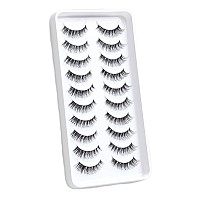 False Lashes Natural Look Cateye Faux Mink Eyelashes Jiocolor D Curl Eye Lashes Wispy Eyelashes Extension 12 Mm Fox Eye