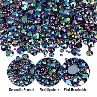 Eyenice Nail Art Rhinestones Kit 6 Sizes 156 Mm Nail Art Crushed Natural Sea Shell Nail Flakes Decoration With Storage Organ