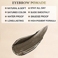 Lavone Eyebrow Stamp Stencil Kit For Eyebrows Brow Stamp Trio Kit With Waterproof Eyebrow Pencil Eyebrow Pomade 20 Eyebrow St