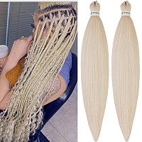 Leticia Blonde Braiding Hair Pre Stretched Synthetic Hair Braiding Blonde