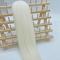 Leticia Cream White Braiding Hair Pre Stretched Kanekalon Prestretched Braiding Hair