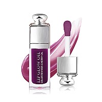 Hydrating Lip Glow Oil Lip Oil Gloss Transparent Toot Tinted Nourishing Long Lasting Repairing Lightening Lip Lines Berry 02