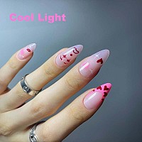 Redykat 24Pcs Glossy Coffin Press On Nails Salon Quality Nail Art Extra Long Acrylic Fake Nails False Nails Home Quick Manic