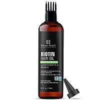 Botanic Hearth Biotin Hair Oil For Hair Growth Infused With Coffee Bean Oil Argan Oil Hair Strenghtening Treatment Nourish