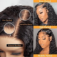 Julia Hair Water Wave Wear And Go Glueless Wig Pre Cut Lace Front Wigs Human Hair Pre Plucked For Beginners Wet And Wavy Hd Swis