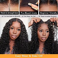 Julia Hair Water Wave Wear And Go Glueless Wig Pre Cut Lace Front Wigs Human Hair Pre Plucked For Beginners Wet And Wavy Hd Swis