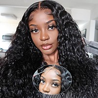 Julia Hair 12A Bye Bye Knots Glueless Wig Water Wave 7X5 Pre Cut Hd Lace Closure Wigs Human Hair Wear And Go Pre Plucked For Beg