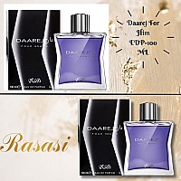 Rasasi Daarej Pour Homme Eau De Parfum Spray For Men 34 Ounce Pack Of 2