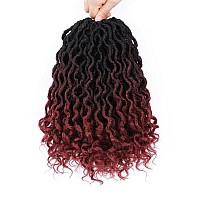 Karida Goddess Locs Crochet Hair 10 Inch 8 Packs Faux Locs Crochet Hair For Black Women Pre Looped Crochet Goddess Faux Locs W