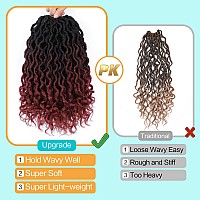 Karida Goddess Locs Crochet Hair 10 Inch 8 Packs Faux Locs Crochet Hair For Black Women Pre Looped Crochet Goddess Faux Locs W