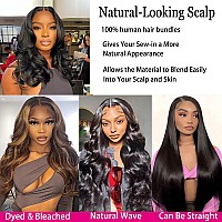 10A Body Wave Bundles With Closure 24 26 2820 Brazilian Human Hair 3 Bundles With 4X4 Lace Closure 100 Unprocessed Virgin Ha