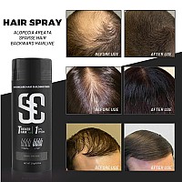 Sovoncare Hair Fibers For Thinning Hair Dark Brown Hair Building Fibers For Bald Spots Undetectable Natural Conceals Hair Lo