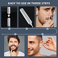 Karite Electric Nose Hair Wax Warmer For Men And Women Portable Nose Ear Waxing Kit With Quick 2Min Fast Warming Easy Painl