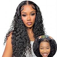 Isee Hair Wear And Go Glueless Wig For Beginners Wigs Deep Wave Glueless Wigs Human Hair Pre Plucked New Upgraded No Glue 4X4 Hd