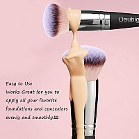 Daubigny Dualended Foundation Brush Concealer Brush Perfect For Any Look Premium Luxe Hair Rounded Taperd Flawless Brush Ideal