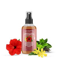 Locsanity Hibiscus Green Tea Hair Growth Spray For Dreadlocks And Loose Hairstyles Hair Care Treatment Trial Size Loc Moisturi