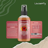 Locsanity Hibiscus Green Tea Hair Growth Spray For Dreadlocks And Loose Hairstyles Hair Care Treatment Trial Size Loc Moisturi