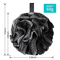 Bckeney Bath Loofah Shower Sponge Body Back Scrubber Soft Mesh Shower Puffs Exfoliating Loofa For Women Men Bath Accessories C