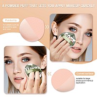 Feryes Large Teardrop Powder Puff For Powder Foundation Concealer Makeup Setting Makeup Puff For Loose Powder Cosmetics 2