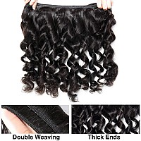 12A Human Hair Bundles Loose Wave14 16 18 Inch 100 Unprocessed Brazilian Virgin Hair Bundles Deals Human Hair Remy Hair Exten